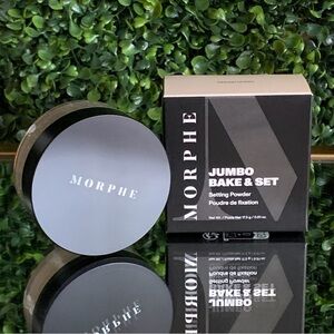 Morphe TRANSLUCENT Bake & Set Setting Powder | NEW | Jumbo | Soft Focus | 16Hr